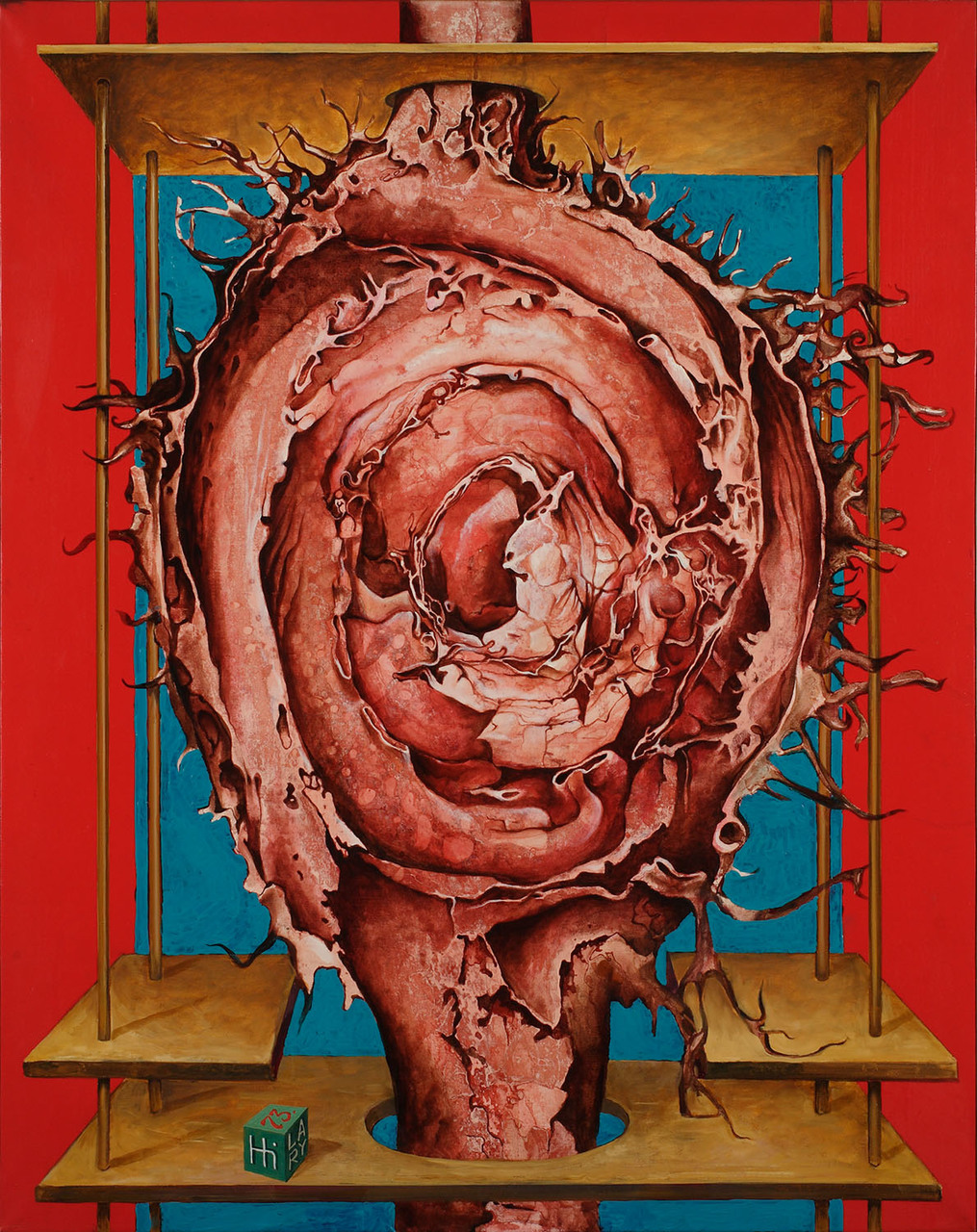 Hilary Krzysztofiak (1926-1979), „Anatomia czerwonego pnia”, 1973 rok, źródło: Desa Unicum