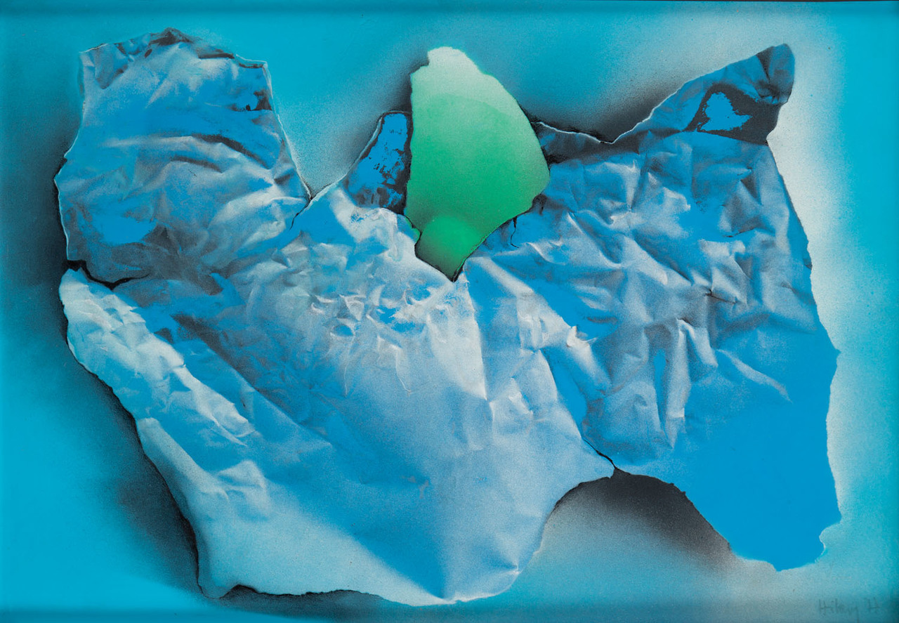 Hilary Krzysztofiak (1926-1979), „Chmura z zielonym akcentem”, 1977 rok, źródło: Desa Unicum
