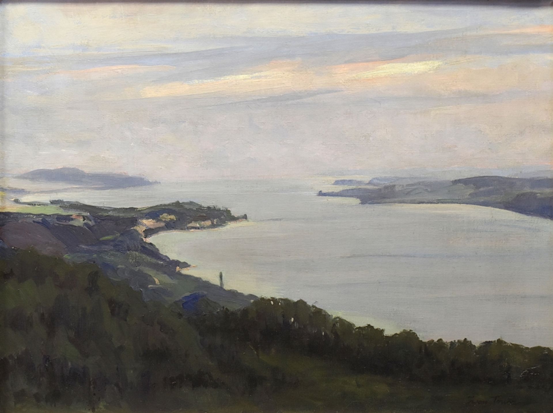 Iwan Trusz (1860-1940) „Zakola Dniepru”, źródło: Auktionshaus Michael Zeller Iwan Trusz (1860-1940) „Zakola Dniepru”, źródło: Auktionshaus Michael Zeller