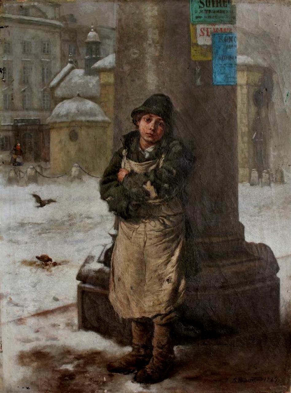 Seweryn Bieszczad (1852-1923) "Czeladnik krakowski", 1887 rok, źródło: Muzeum Historyczne Miasta Krakowie. Seweryn Bieszczad (1852-1923) "Czeladnik krakowski", 1887 rok, źródło: Muzeum Historyczne Miasta Krakowie.