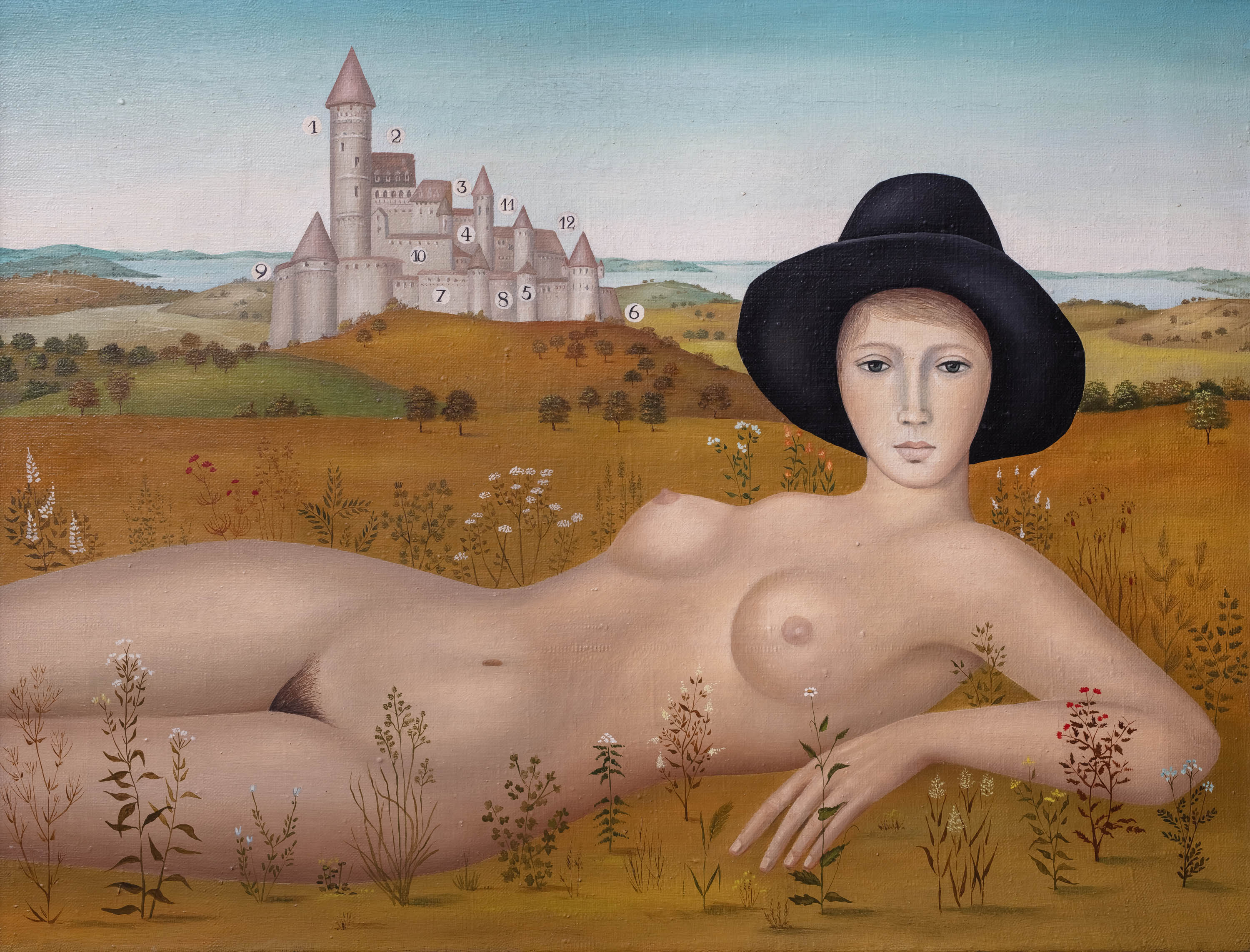 Anna Güntner (1933-2013) "Siesta", 1976 rok, źródło: Sopocki Dom Aukcyjny Anna Güntner (1933-2013) "Siesta", 1976 rok, źródło: Sopocki Dom Aukcyjny