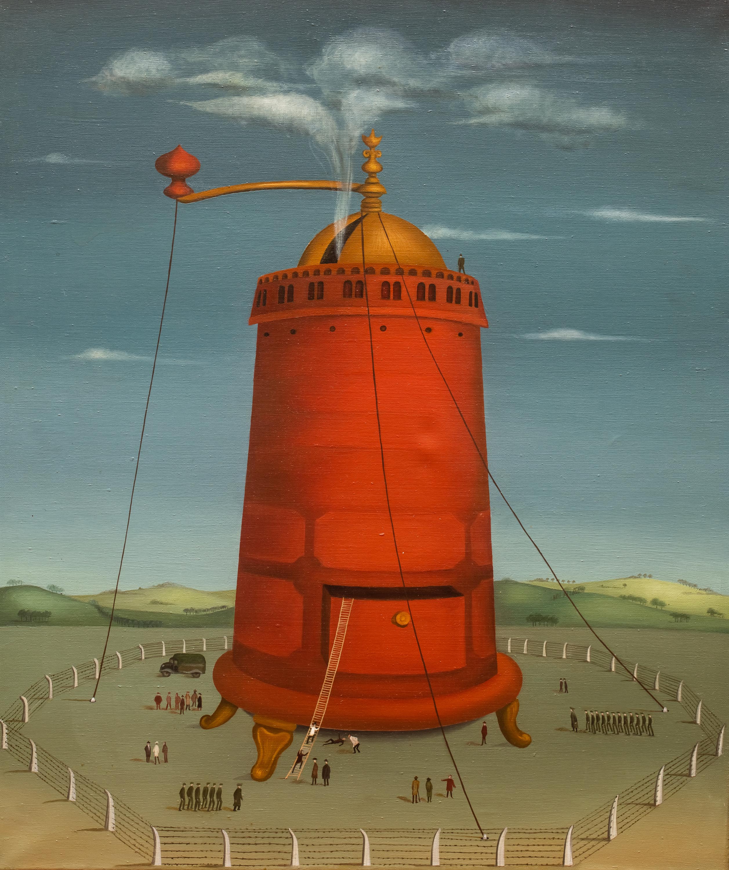 Anna Güntner (1933-2013) "Tajny obiekt", 1965 rok, źródło: Sopocki Dom Aukcyjny Anna Güntner (1933-2013) "Tajny obiekt", 1965 rok, źródło: Sopocki Dom Aukcyjny