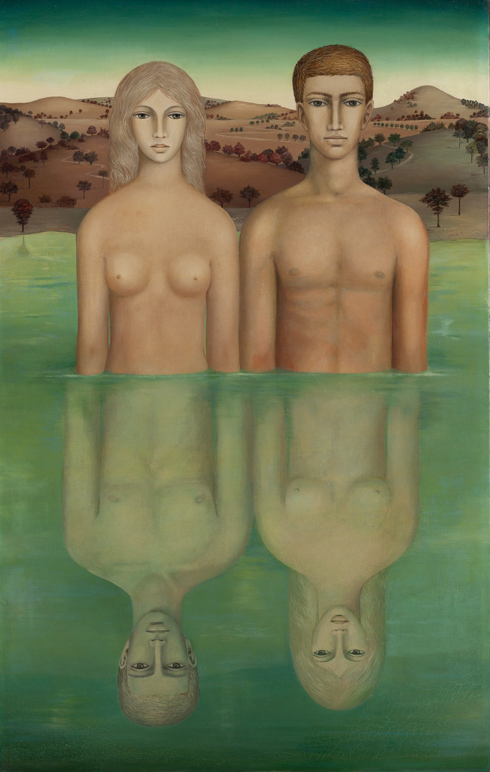 Anna Güntner (1933-2013) "Bezwietrzny dzień", 1967 rok, źródło: Desa Unicum Anna Güntner (1933-2013) "Bezwietrzny dzień", 1967 rok, źródło: Desa Unicum