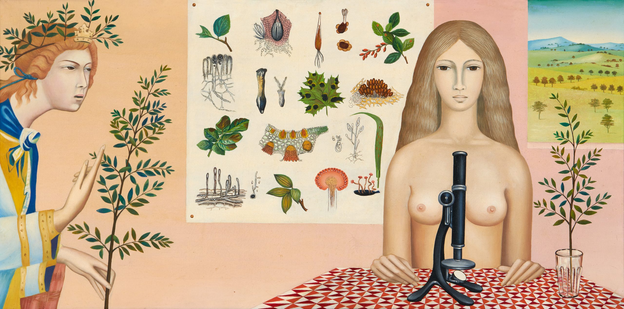 Anna Güntner (1933-2013) "Zwiastowanie", 1969 rok, źródło: własność prywatna Anna Güntner (1933-2013) "Zwiastowanie", 1969 rok, źródło: własność prywatna