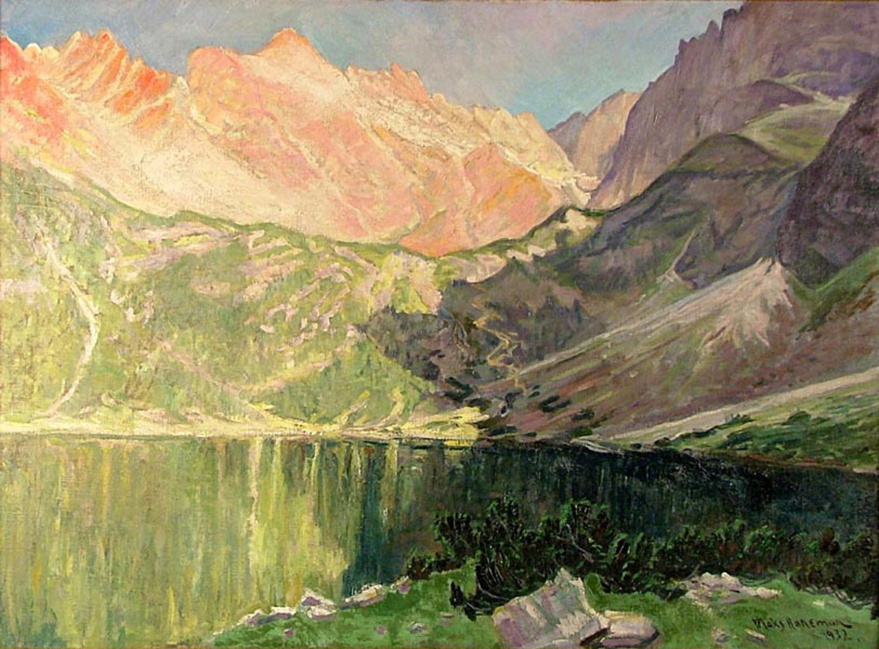Maks Haneman (1882-1943?), “Morskie Oko”, 1932 rok, źródło: DESA Dzieła Sztuki i Antyki Maks Haneman (1882-1943?), “Morskie Oko”, 1932 rok, źródło: DESA Dzieła Sztuki i Antyki