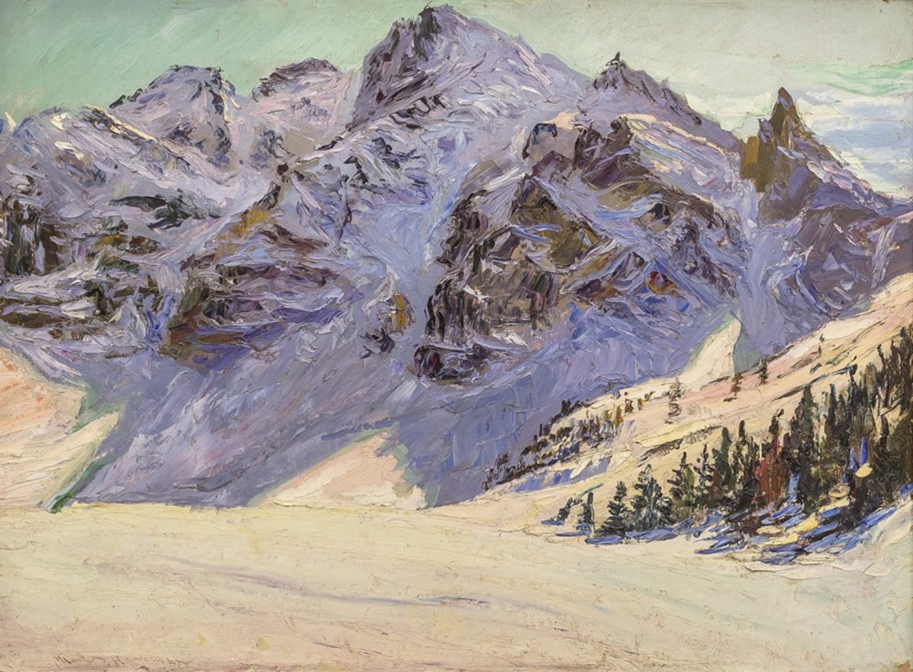 Maks Haneman (1882-1943?), “Znad Morskiego Oka”, źródło: Sopocki Dom Aukcyjny Maks Haneman (1882-1943?), “Znad Morskiego Oka”, źródło: Sopocki Dom Aukcyjny