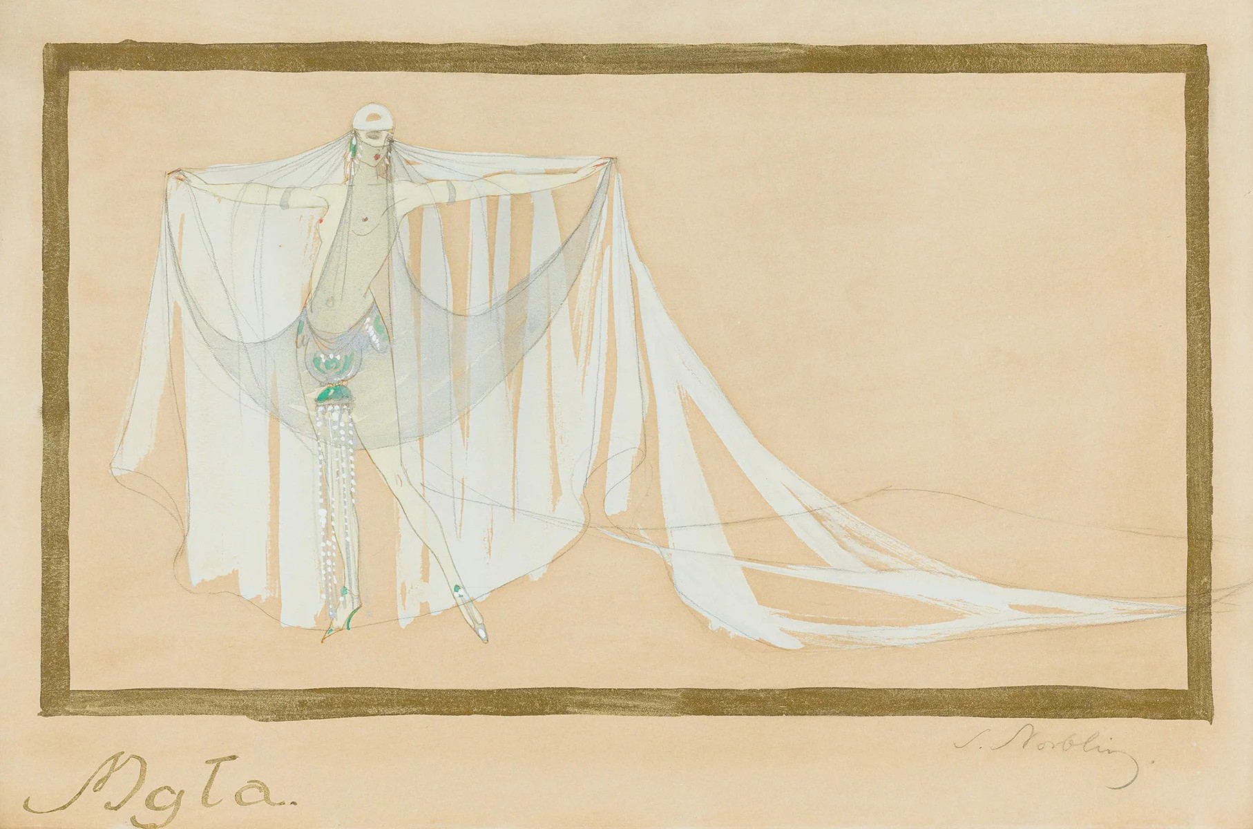 Stefan Norblin (1892-1952) "Mgła", lata 20. XX w., źródło: Polswiss Art Stefan Norblin (1892-1952) "Mgła", lata 20. XX w., źródło: Polswiss Art