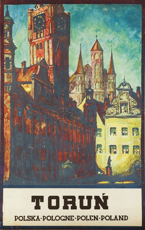 Stefan Norblin (1892-1952) "Toruń", 1930 rok, źródło: Desa Unicum Stefan Norblin (1892-1952) "Toruń", 1930 rok, źródło: Desa Unicum